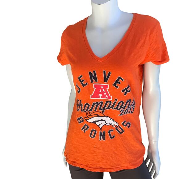 G-III 4 Her by Carl Banks NFL Denver Broncos Short Sleeve Shirt Women's Size M - Picture 1 of 7